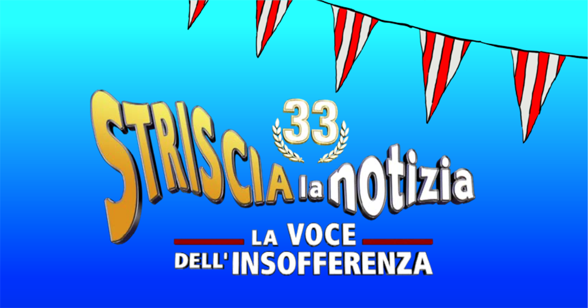 Striscia la Notizia 33rd edition starting today on Canale 5